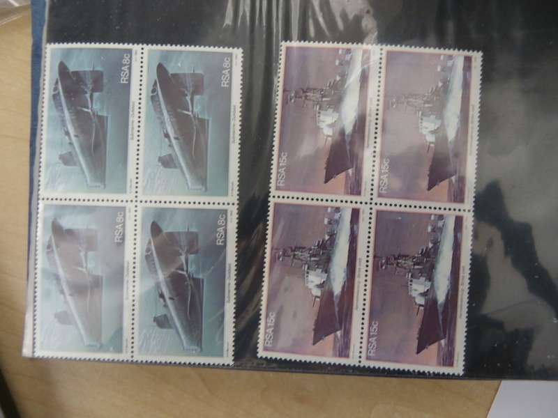 RSA 3rd Series in Blocks of 4 Mint stamps in Small Album (SACC @ R530)