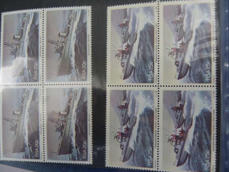 RSA 3rd Series in Blocks of 4 Mint stamps in Small Album (SACC @ R530)
