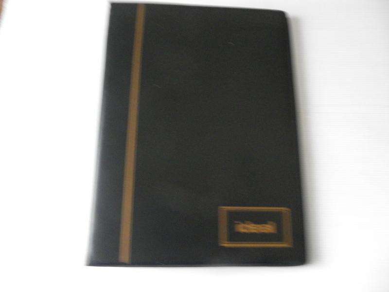Black Ideal FDC Album with 3 pockets per page and with 12 Pages (Page size of 34 cm)