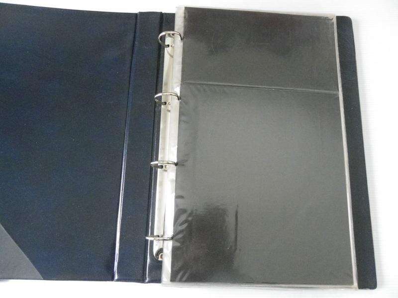 Dark Blue Ideal FDC Album with 3 pockets per page and with 12 Pages (Page size of 34 cm)