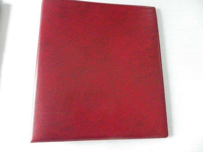 Red FDC Album with 2 pockets per page and with 12 Pages (Page size of 28 cm)