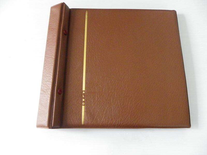 Brown Albo FDC Album with 2 pockets per page and with 16 Pages (Page size of 28 cm)