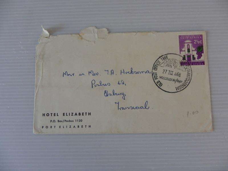 RSA (1968) - Letter with Old Post Office Tree Cancel