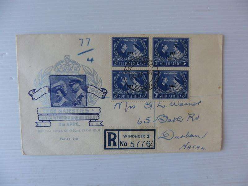 SWA (1947) - Royal Visit Illustrated FDC