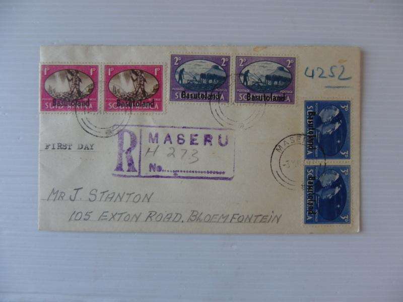 Basutoland (1945) - Victory Private FDC
