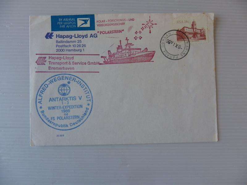 RSA (1986) - Alfred Wegener Institute Illustrated FDC