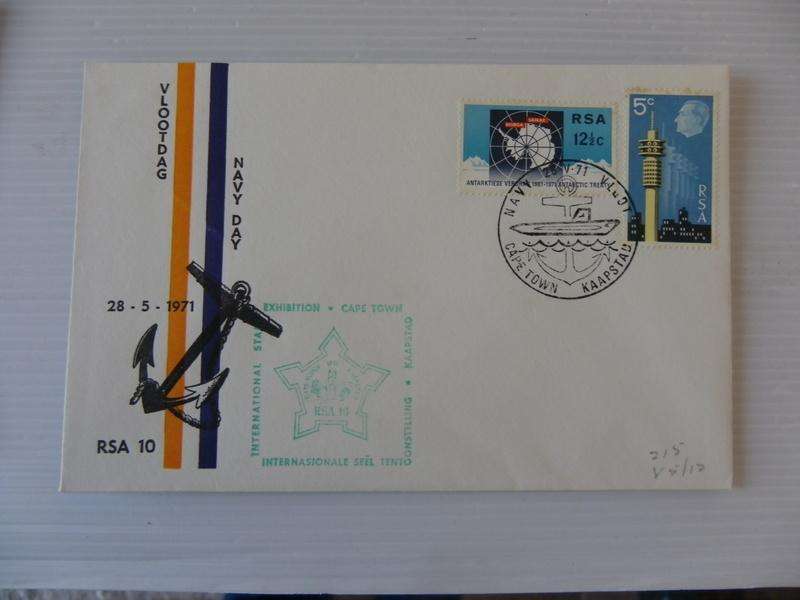 RSA (1971) - Navy Day Illustrated FDC