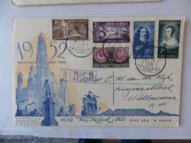 Union (1952) - Landing of Jan van Riebeeck Illustrated FDC with Castle Cancel