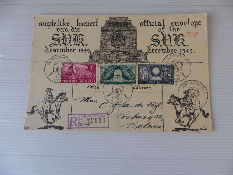 Union (1949) - Inauguration of the Voortrekker Monument Illustrated FDC