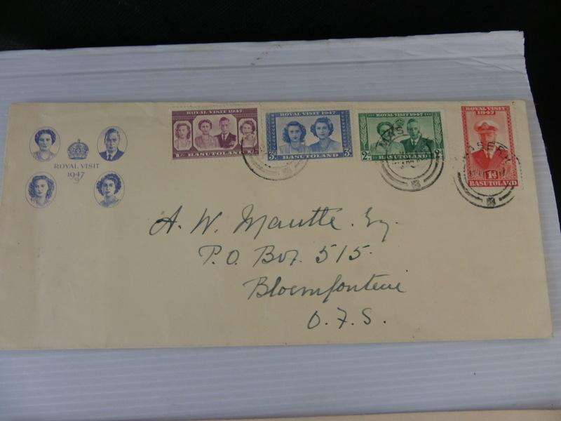 Basutoland (1947) - Royal Visit Private FDC