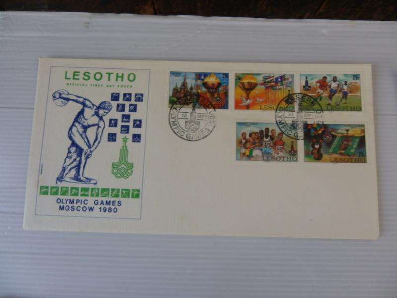 Lesotho (1980) - Moscow Olympic Games Official FDC