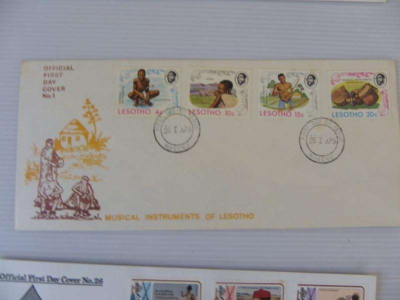 Lesotho (1975) - Musical Instruments Illustrated FDC