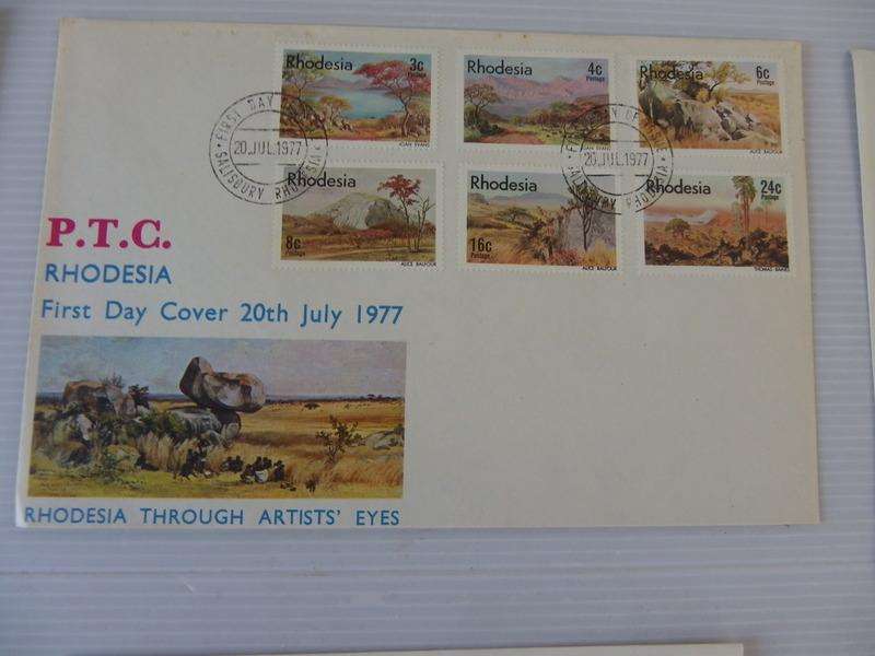 Rhodesia (1977) - Rhodesia Through Eyes of an Artist Illustrated FDC