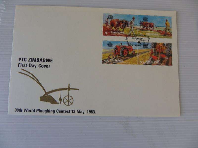 Zimbabwe (1983) - World Ploughing Contest Illustrated FDC
