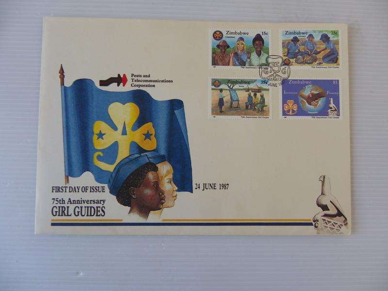 Zimbabwe (1987) - 75th Anniversary of Girl Guides Illustrated FDC