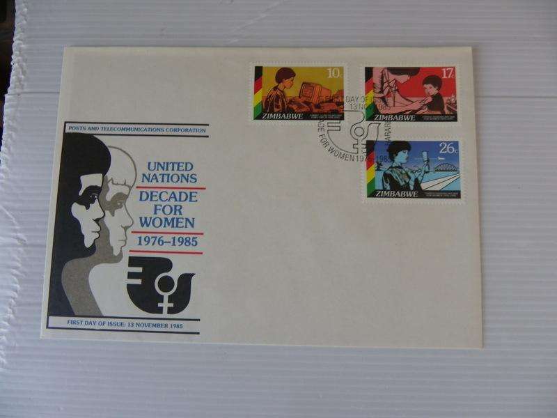 Zimbabwe (1985) - Decade for women Illustrated FDC