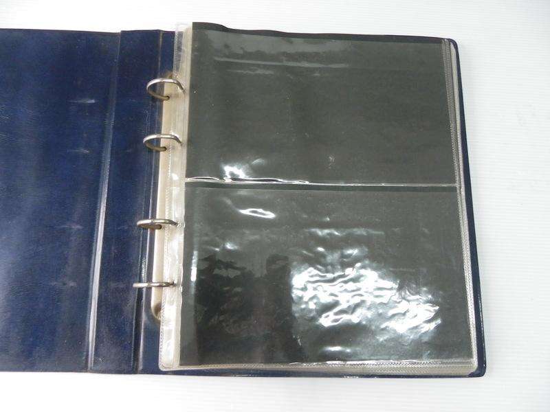 Blue FDC Album with 2 Pockets per Page and 12 Pages