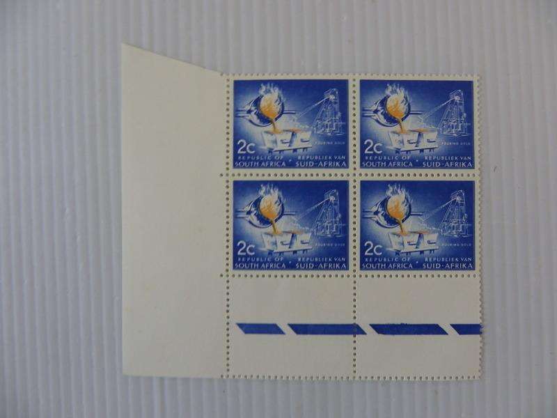 RSA 1st Definitive Series (1961) - 2c Mint Corner Block