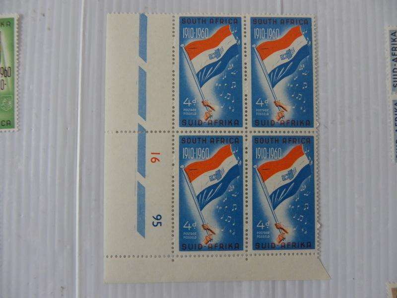 Union (1960) - 50th Anniversary of the Union 4d Mint Control Block