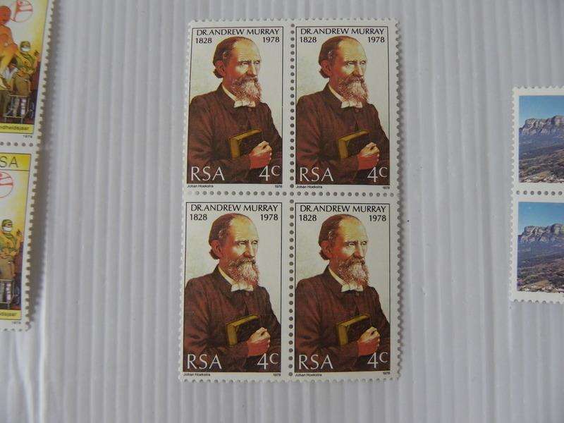 RSA 3.07 (1978) - Tribute to Dr Murray Mint block of 4 Stamps