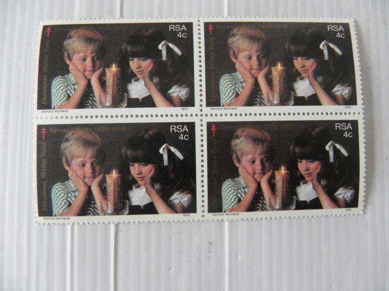 RSA 3.16 (1979) - 50th Anniversary of SA Christmas Fund Mint block of 4 Stamps
