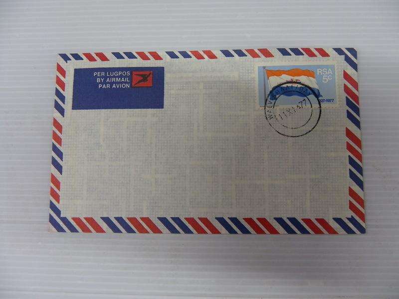 RSA 3.05 (2003) - SA Flag 50th Anniversary Private FDC