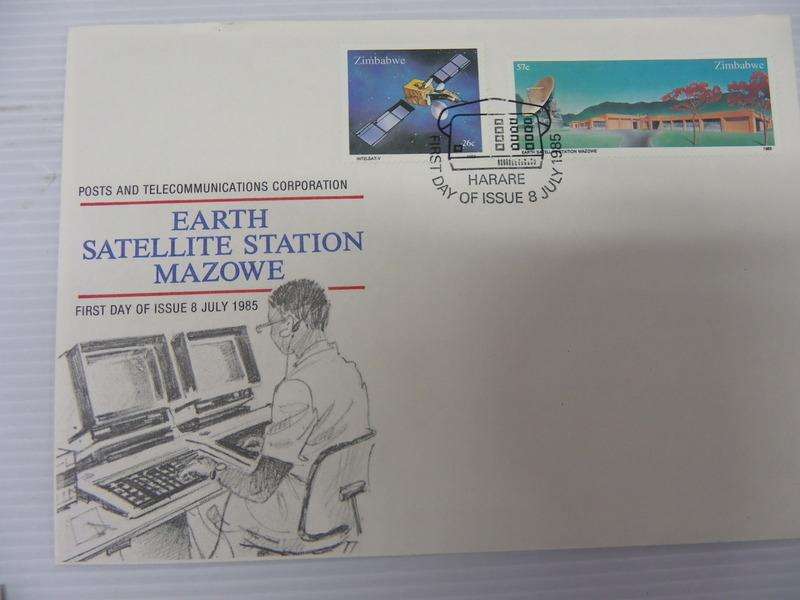 Zimbabwe (1985) - Earth Satellite Station Illustrated FDC