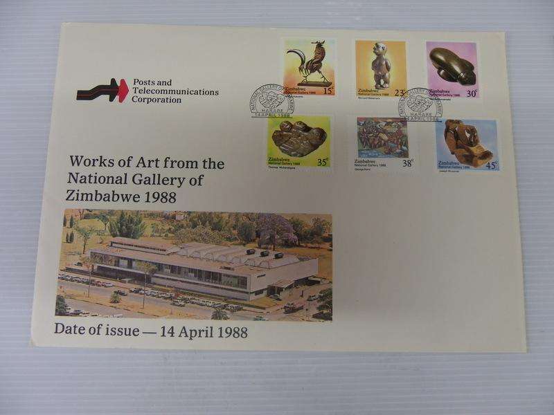 Zimbabwe (1988) - National Gallery Illustrated FDC