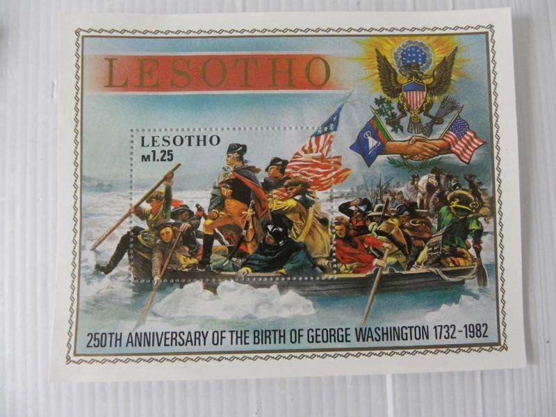Lesotho (1982) - George Washington Miniature Sheet