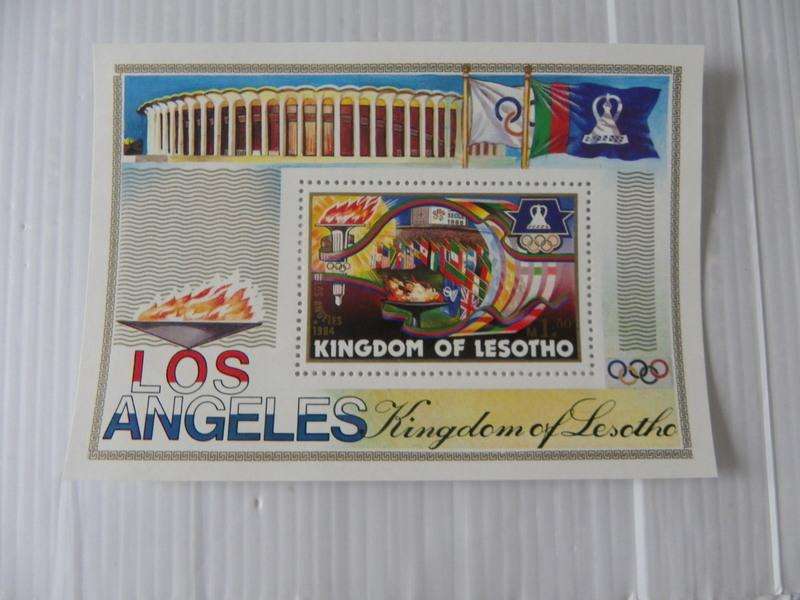 Lesotho (1984) - Los Angles Olympic Games Miniature Sheet
