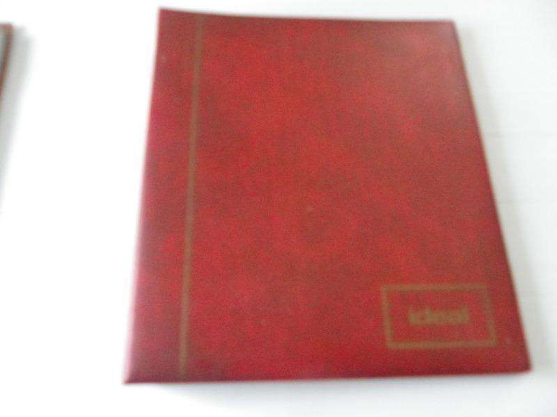 Red Ideal FDC Album for Larger FDC's with 2 Pockets per Page and 12 Pages