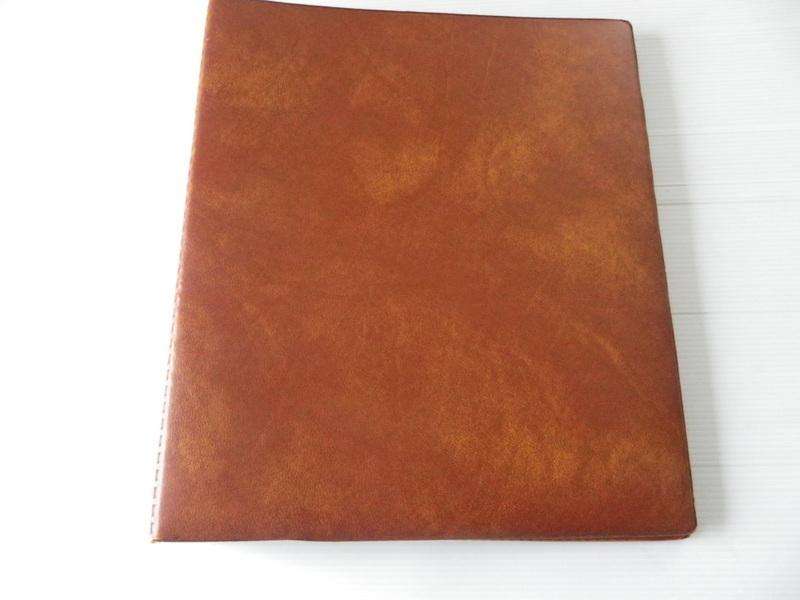 Light Brown FDC Album with 2 pockets per page and with 12 Pages