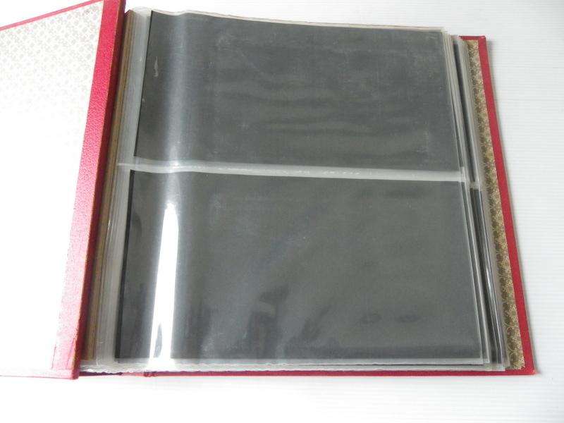 Red FDC Album with 2 pockets per page and with 25 Pages