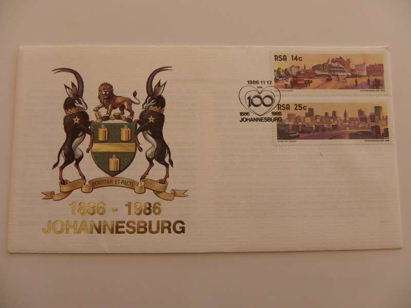RSA (1986) - JHB Centenary FDC