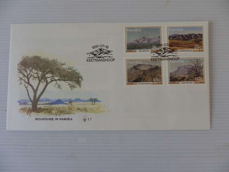 Namibia 1.07 (1991) - Mountains in Namibia Official FDC