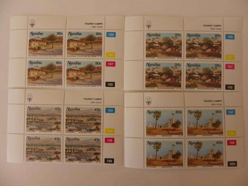 Namibia 1.08 (1991) - Tourist Camps Mint Control Block Set