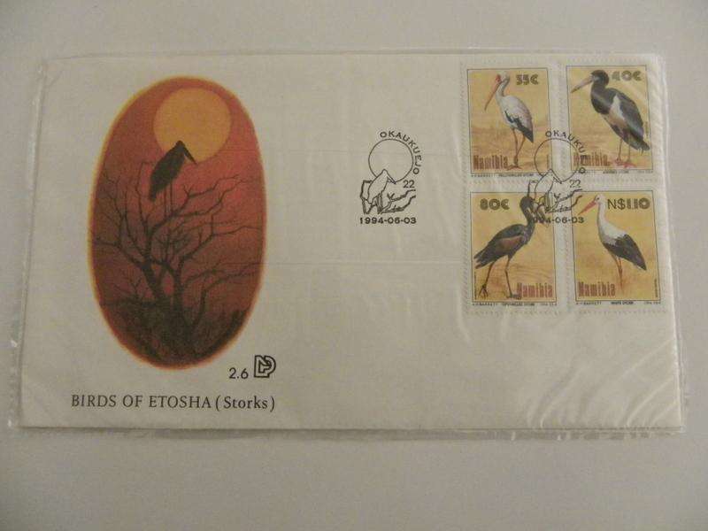 Namibia 2.06 (1994) - Birds of Etosha Official FDC