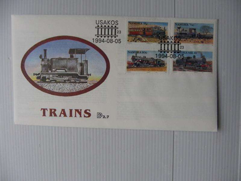 Namibia 2.07 (1994) - Trains Official FDC