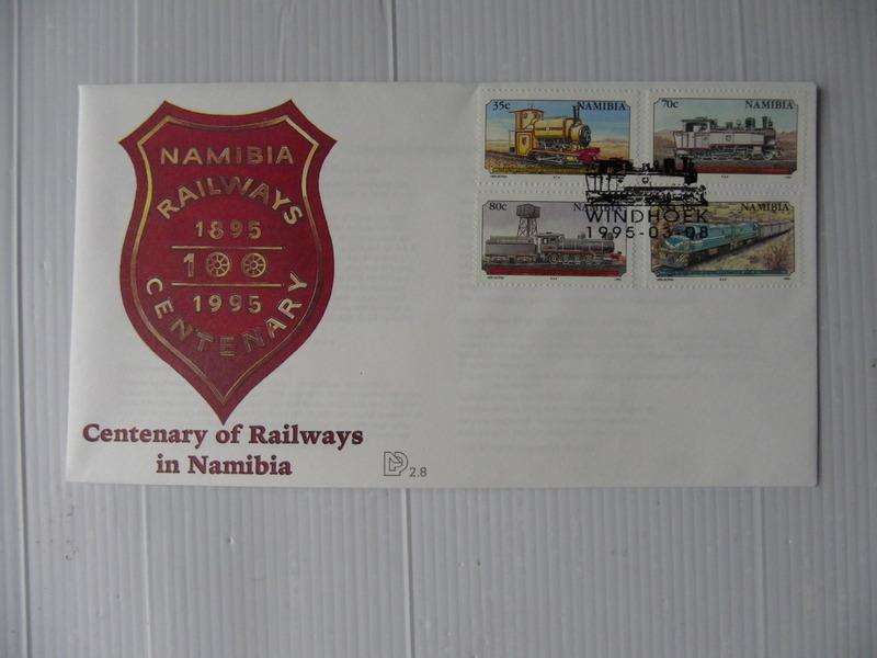 Namibia 2.08 (1995) - Centenary of Railways in Namibia Official FDC