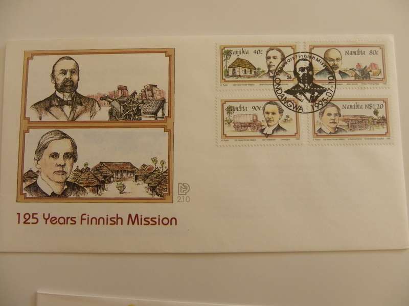 Namibia 2.10 (1995) - 125 Years of Finnish Mission Official FDC