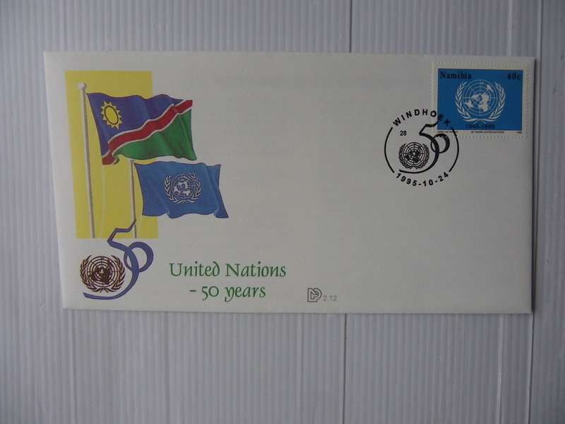 Namibia 2.12 (1995) - United Nations 50 Years Official  FDC