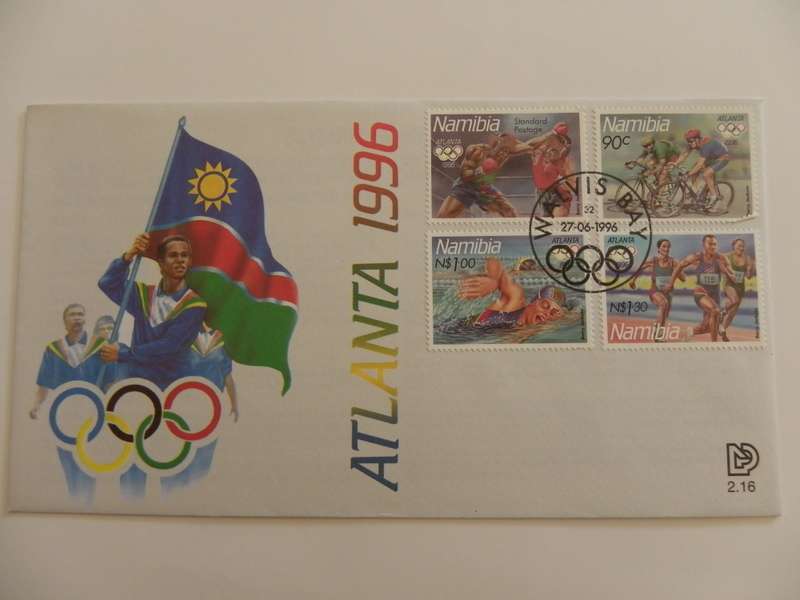 Namibia 2.16 (1996) - Atlanta Olympic Games Official FDC
