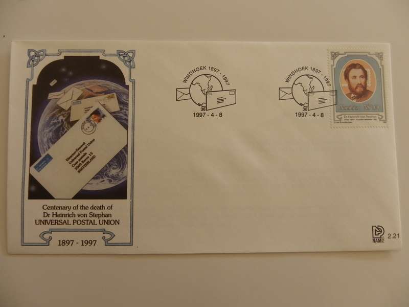 Namibia 2.21 (1997) - Centenary of the Death of Heinrich von Stephan Official FDC