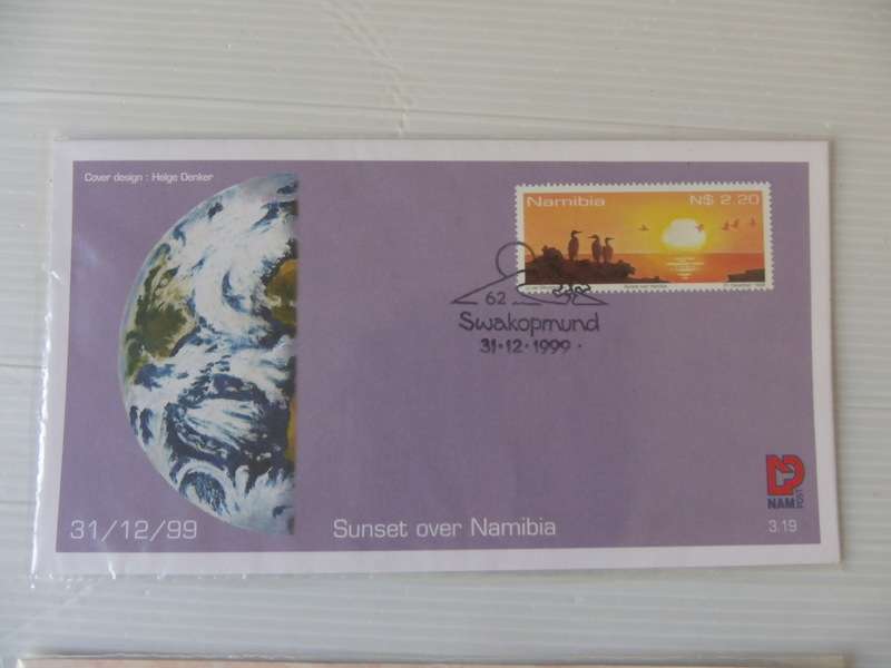 Namibia 3.19 (1999) - Sunset over Namibia FDC