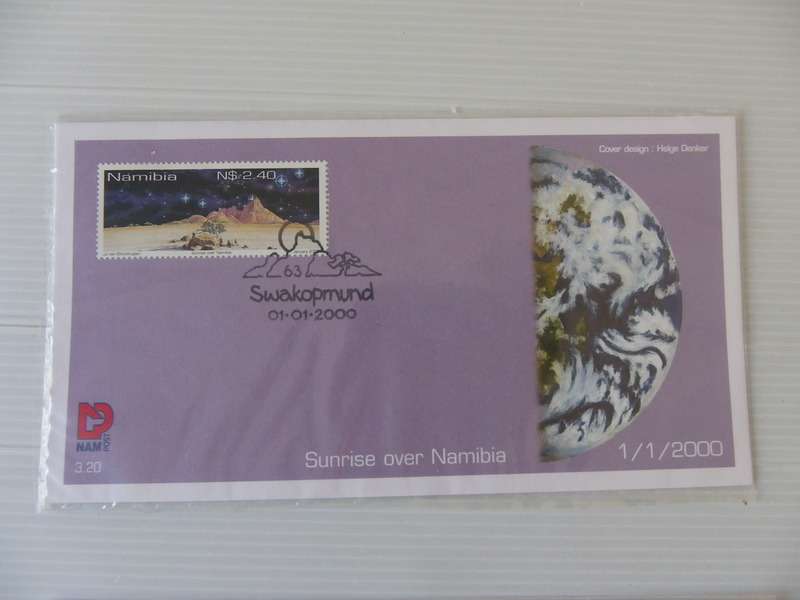 Namibia 3.20 (2000) - Sunrise over Namibia Official FDC