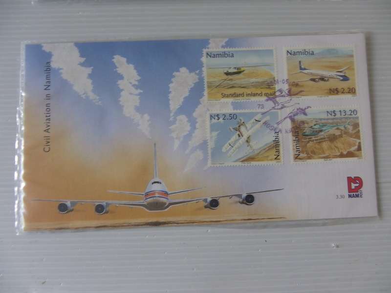 Namibia 3.30 (2001) - Civil Aviation in Namibia Official FDC