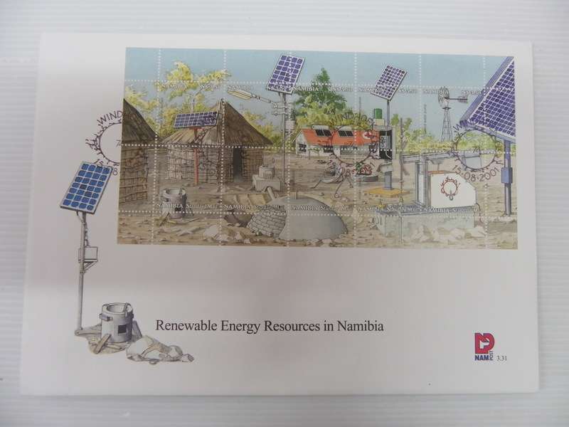 Namibia 3.31 (2001) - Renewable Energy Resources Official Large FDC