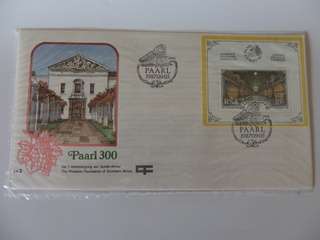 RSA SAF02 (1987) - Paarl300 Illustrated FDC