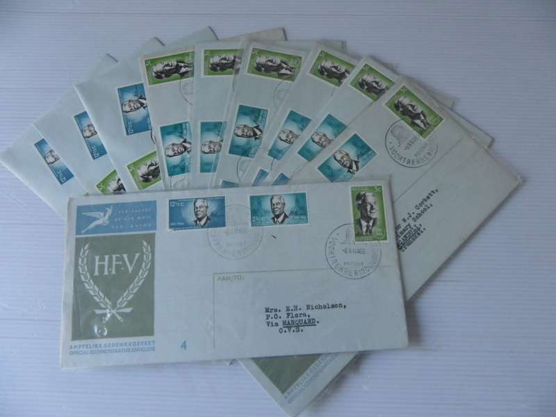 Excess Stock - RSA 1.04 FDC`s - Set of 10 FDC's (Bid per FDC to take all 10)