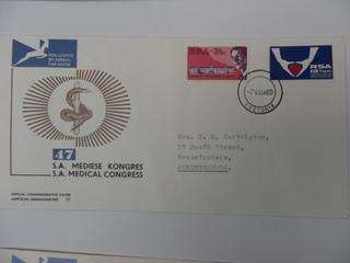 RSA 1.11 (1969) - 1st Heart Transplant & Medical Congress Official FDC